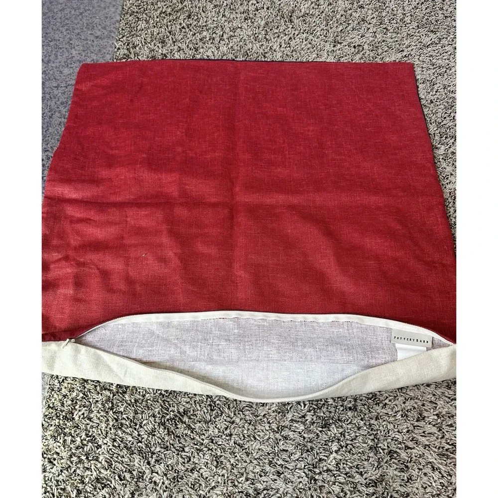 2 Pottery Barn American Flag Pillow Covers 24